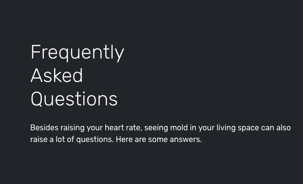 Mold Removal FAQ